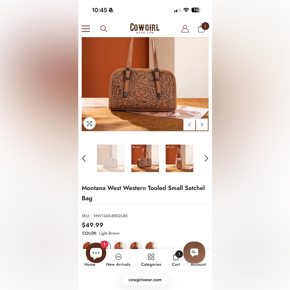 Brand New Montana West Purse